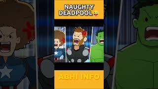 Deadpool rocks, Avengers shocks (Part-2) #shorts