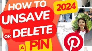 How to unsave a pin on Pinterest? How to Delete pins on Pinterest in 2024