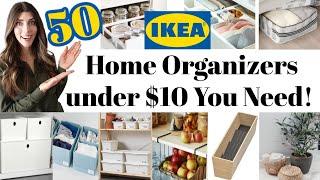 What’s NEW at IKEA | 50 IKEA Home Organization Ideas Under $10 / Affordable Organization 2022