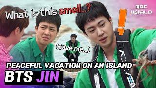 [ENG/JPN] BTS JIN came to an uninhabited island to relax but ended up abandoned alone?! #BTS #JIN