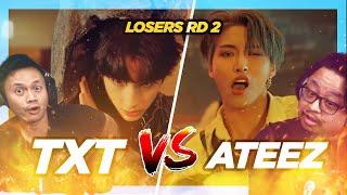 Losers RD2: TXT - 'Can't You See Me?' vs ATEEZ - 'INCEPTION' Official MV Reaction & Review.