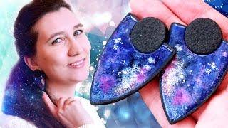 DIY GALAXY SPACE EARRINGS! AnnaOriona