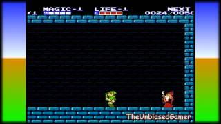 The adventure of link- Nes- Gameplay