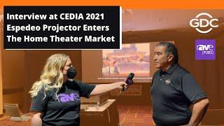 Interview at CEDIA 2021 Espedeo Projector Enters The Home Theater Market