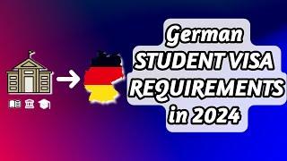  German Student Visa Application Requirements 2024 || 11 Requirements Explained in ONLY 11 Minutes