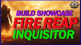 [POE 3.23] Fire Reap Inquisitor Build Showcase! Easily Clear All Content and Most Valdo Maps!