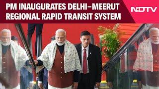 PM Modi News | PM Inaugurates 13-Km Delhi-Meerut Regional Rapid Transit System