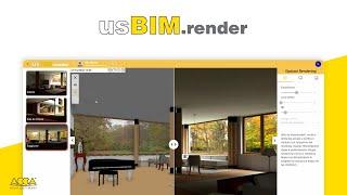 Online 3D rendering | usBIM.render | ACCA software