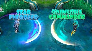 Alpha Star Enforcer VS Onimusha Commander Skin Comparison