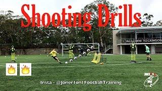 Basic & Advanced shooting drills! With Keeper! Joner Football