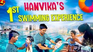 హన్వికా మొదటి స్విమ్మింగ్ || Hanvika's first swim in Australia || Telugu vlogs in Australia 