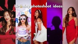 BIRTHDAY  CREATIVE HOME PHOTOSHOOT IDEAS  | diy self portrait ideas 2023