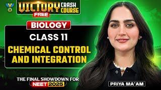 VICTORY Free Crash Course: Chemical control and Integration | NEET 2025 Biology | Priya Pandey