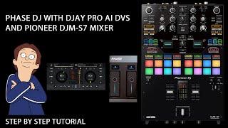 Connecting Phase DJ to Algoriddim's Djay Pro DVS (on iPhone) using a DJM S7 Mixer