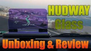 Drive Safely With Hudway Glass Display GPS Navigation For Cars