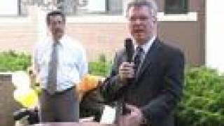 Rep. Chris Donovan at HealthCare4Every1 Rally 6/10/08