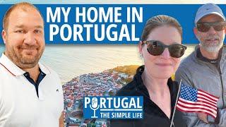 My home in Nazare Portugal with Rick & Emily from the USA #movetoportugal