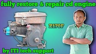 4 hp China diesel engine full restore and repair | how to China diesel engine full repair