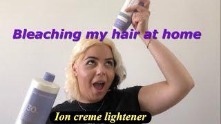 Bleaching my hair at home: Ion creme lightener