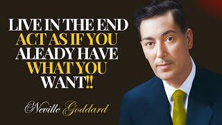 "Live in the End: Manifest Your Desires by Feeling Fulfilled" |  NEVILLE GODDARD BEST LECTURE |