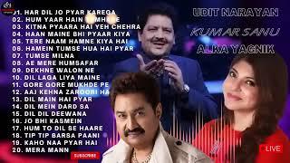 Kumar Sanu  90s Hits️ Romantic Melodys Songs ️ Alka Yagnik & Udit Narayan #90severgreen #bollywood