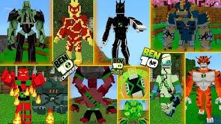 UPDATED ALIENS!! BEN 10 OMNIVERSE V21 MOD  FOR MINECRAFT | MCPE 1.20