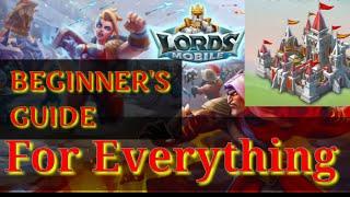 LORDS MOBILE Beginner's guide to grow fast #lordsmobile #lordmobile #gaming #igg #gameplay