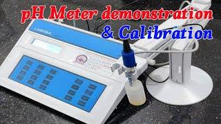 pH meter- demonstration || calibration ||sample analysis || pH meter analysis ||  pH Instrument