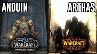 BfA / Warcraft3 CINEMATICS SIDE BY SIDE