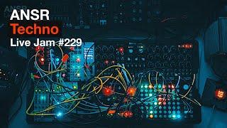 ANSR - Techno Live Jam - 229 with Eurorack Modular Synth