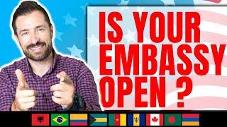 Immigration Update: US Embassies Worldwide | Is Your Embassy Fully Open ? - All you need to know !