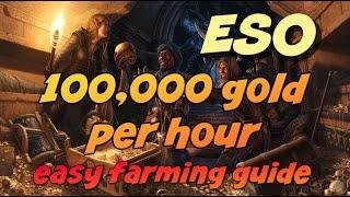 $100,000 gold per hour! ESO farm guide for perfect roe.