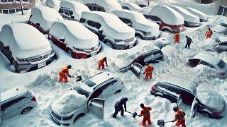 World in Winter Chaos ! USA, Canada, UK, and Japan Hit by Monster Snowstorm