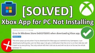 [FIXED] Xbox App For PC Not Installing 2023 | Something Unexpected Happened FIX