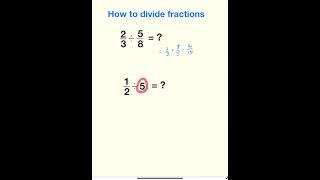 How To Divide Fractions