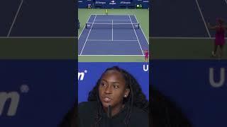 Coco Gauff recounts Laura Siegemund's time violation | 2023 US Open #shorts