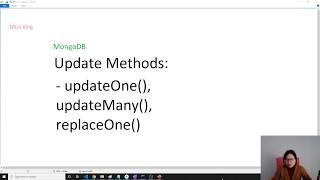 MongoDB -  Update Methods: updateOne(), updateMany(), replaceOne()