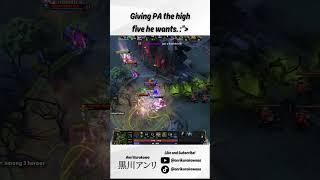 Giving enemy PA the high five he wants (and deserves). #dota #dota2 #shorts #gaming #dota2clips