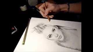 Miley Cyrus- drawing by Jaroslav Varchola