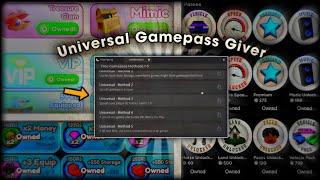 [ FE ] Universal Gamepasses Unlocker GUI Script - Unlock Any Passes with One Click | Roblox Scripts