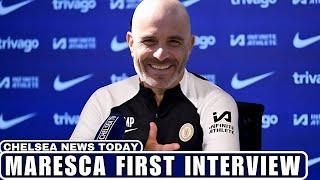 WELCOME! ENZO MARESCA FIRST INTERVIEW AS NEW CHELSEA HEAD COACH.