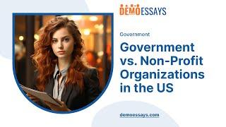 Government vs. Non-Profit Organizations in the US - Essay Example