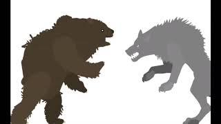 Werebear vs Werewolf batalha pivot