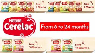 Cerelac Baby Food | From 6 to 24 months | Cerelac - Various stages