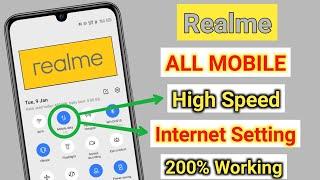 Realme High Speed Internet Settings 2024 | How To Increase Internet Speed In Any Realme Mobile 2024