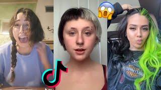 People cutting /dying their hair at home (fails and wins) | tiktok compilation ‍️