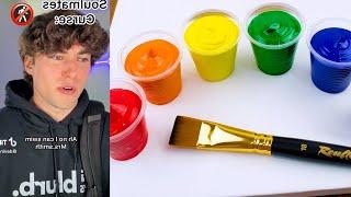 Text To Speech  ASMR Satisfying Art || @Devin Caherly || POVs Tiktok Compilations 2024 #19