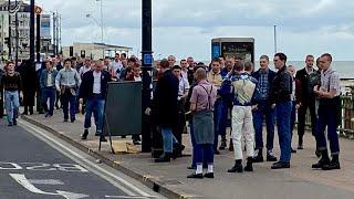 Filming started today on a new “Mods/Skinheads” film in Margate ...