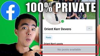 How to PRIVATE Facebook Account (2024 Update)