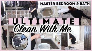 ULTIMATE CLEAN WITH ME 2021 | NEW EXTREME CLEANING MOTIVATION | MASTER BEDROOM & BATH DEEP CLEAN